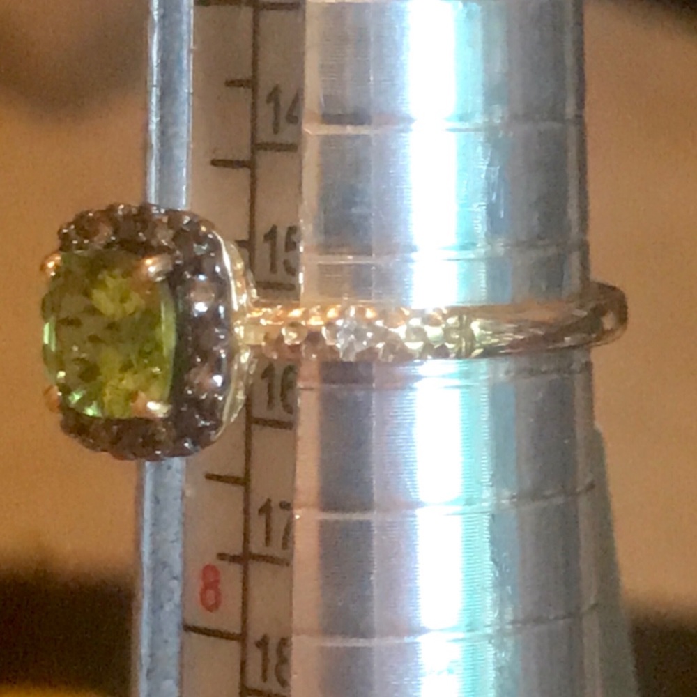 ❌❌❌SOLD❌❌❌NWT / APPRAISAL LORENZO JEWELRY LIMITED PERIDOT,GENUINE DIAMOND RING. - Picture 7 of 14